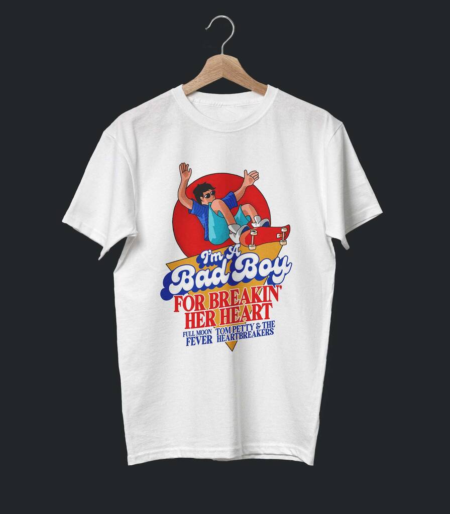 Free Fallin • Tom Petty Typography Tribute T-shirt • Summer Edition