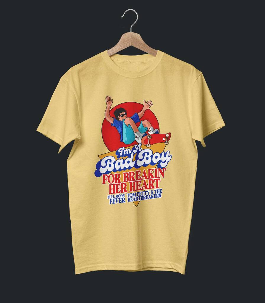 Free Fallin • Tom Petty Typography Tribute T-shirt • Summer Edition