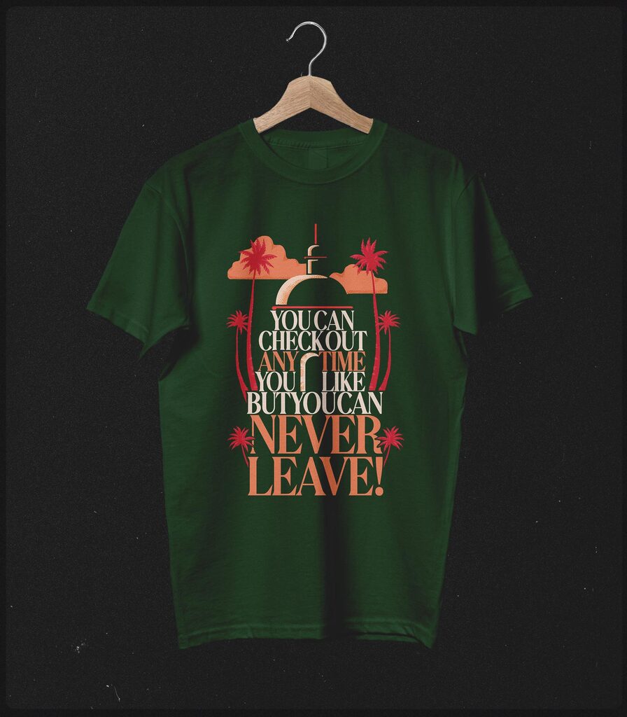 Hotel California Collector's Typography Tee