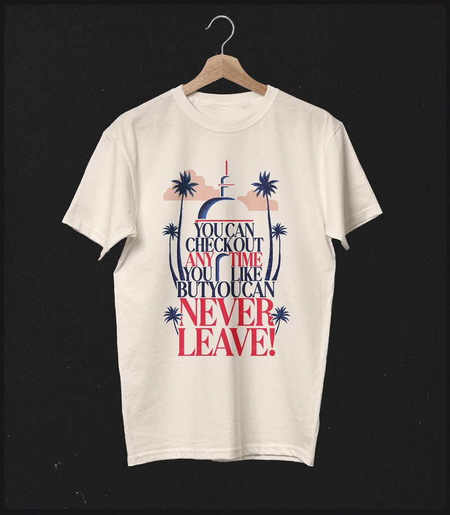 Hotel California Collector's Typography Tee