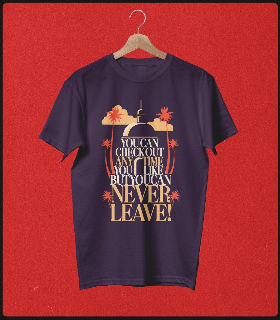 Hotel California Collector's Typography Tee
