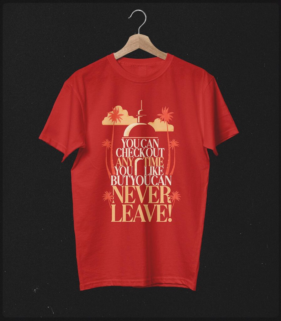 Hotel California Collector's Typography Tee
