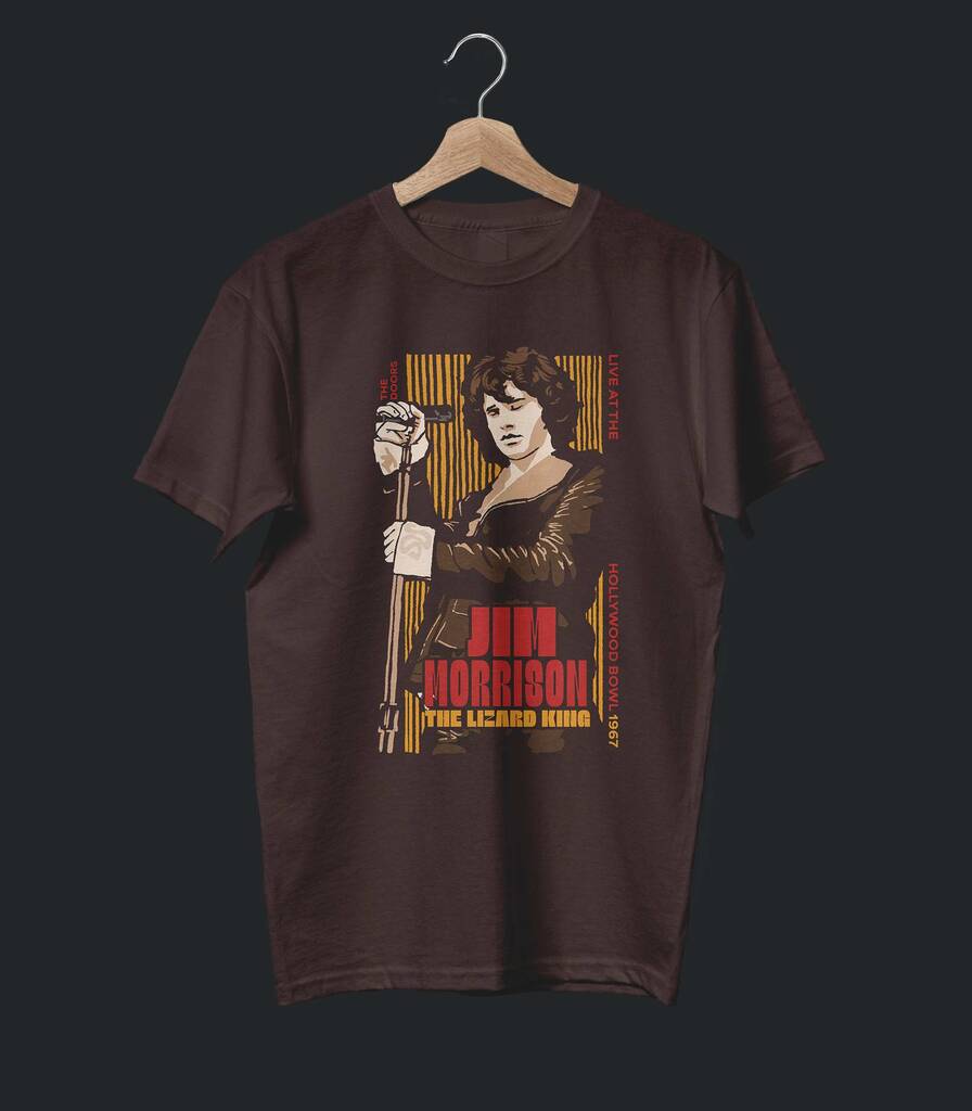 Jim Morrison • 1967 Live in Hollywood Bowl Tribute Tee • Tour Edition