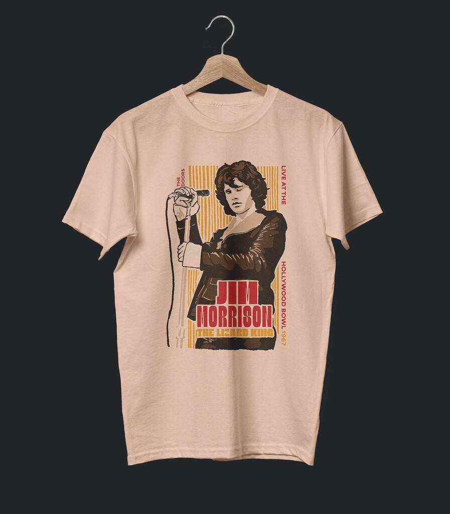 Jim Morrison • 1967 Live in Hollywood Bowl Tribute Tee • Tour Edition
