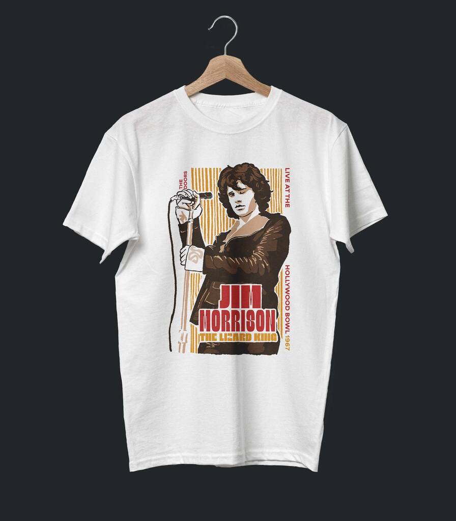 Jim Morrison • 1967 Live in Hollywood Bowl Tribute Tee • Tour Edition