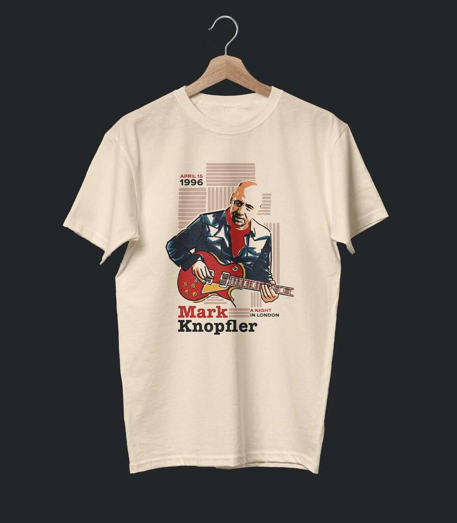 Mark Knopfler • Guitar Maestro Tribute T-shirt • Classic Edition