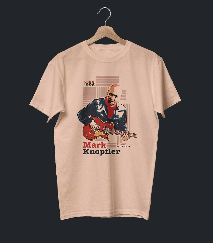 Mark Knopfler • Guitar Maestro Tribute T-shirt • Classic Edition