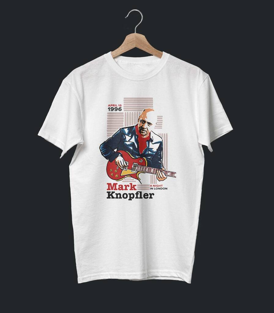 Mark Knopfler • Guitar Maestro Tribute T-shirt • Classic Edition