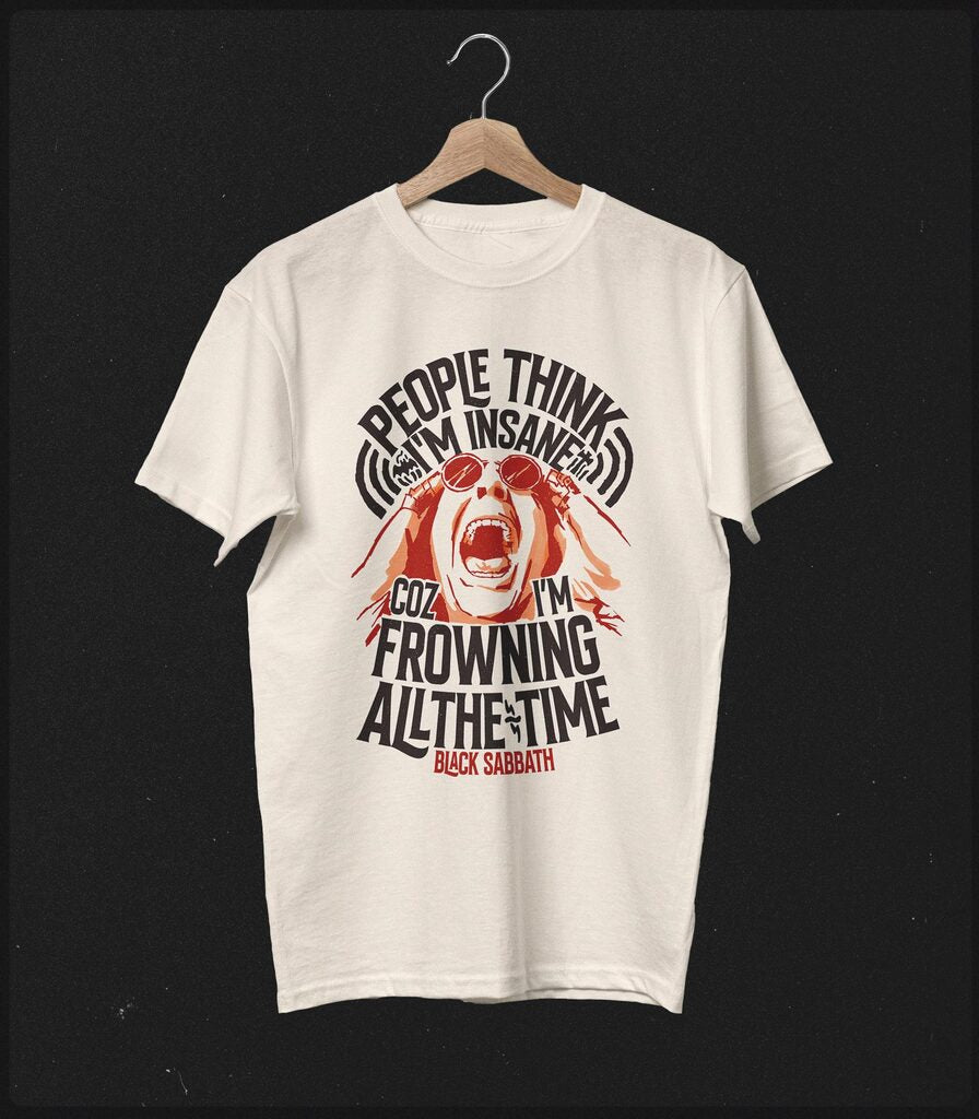 Ozzy Osbourne Tribute • Paranoid Typography Collector's Tee