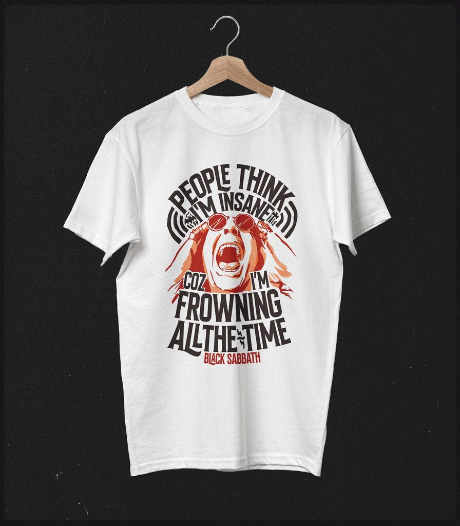 Ozzy Osbourne Tribute • Paranoid Typography Collector's Tee
