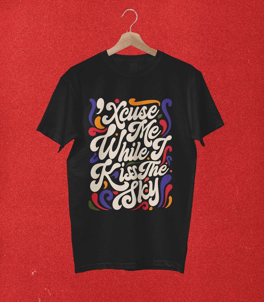 Purple Haze • Jimi Hendrix • Typography Collector's Tee