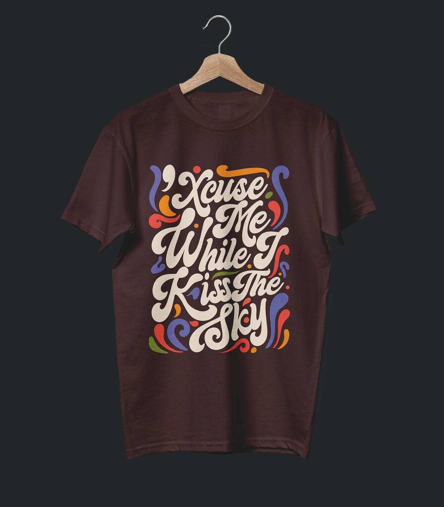 Purple Haze • Jimi Hendrix • Typography Collector's Tee