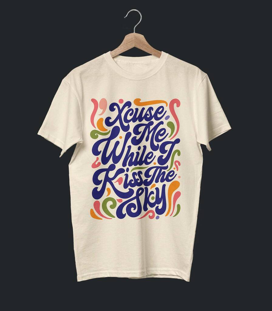 Purple Haze • Jimi Hendrix • Typography Collector's Tee