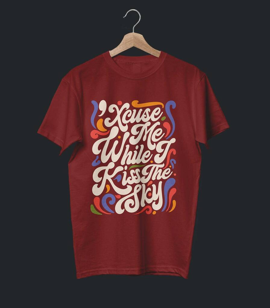 Purple Haze • Jimi Hendrix • Typography Collector's Tee