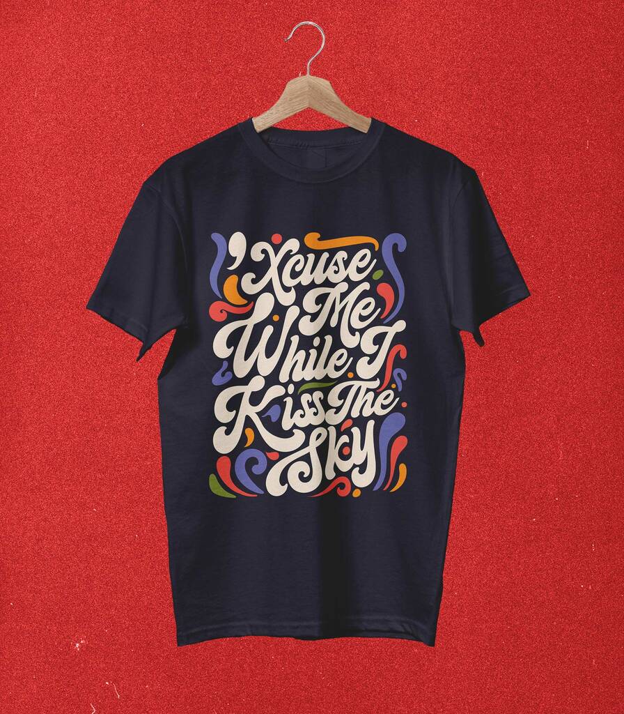 Purple Haze • Jimi Hendrix • Typography Collector's Tee