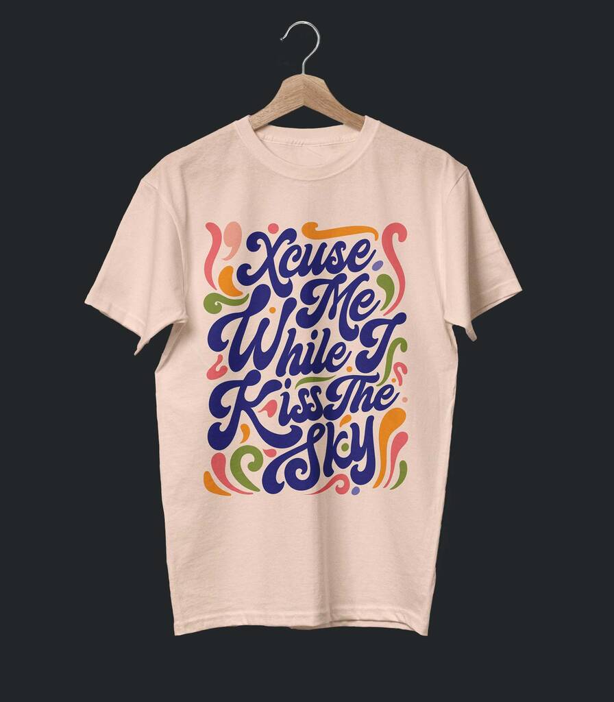 Purple Haze • Jimi Hendrix • Typography Collector's Tee