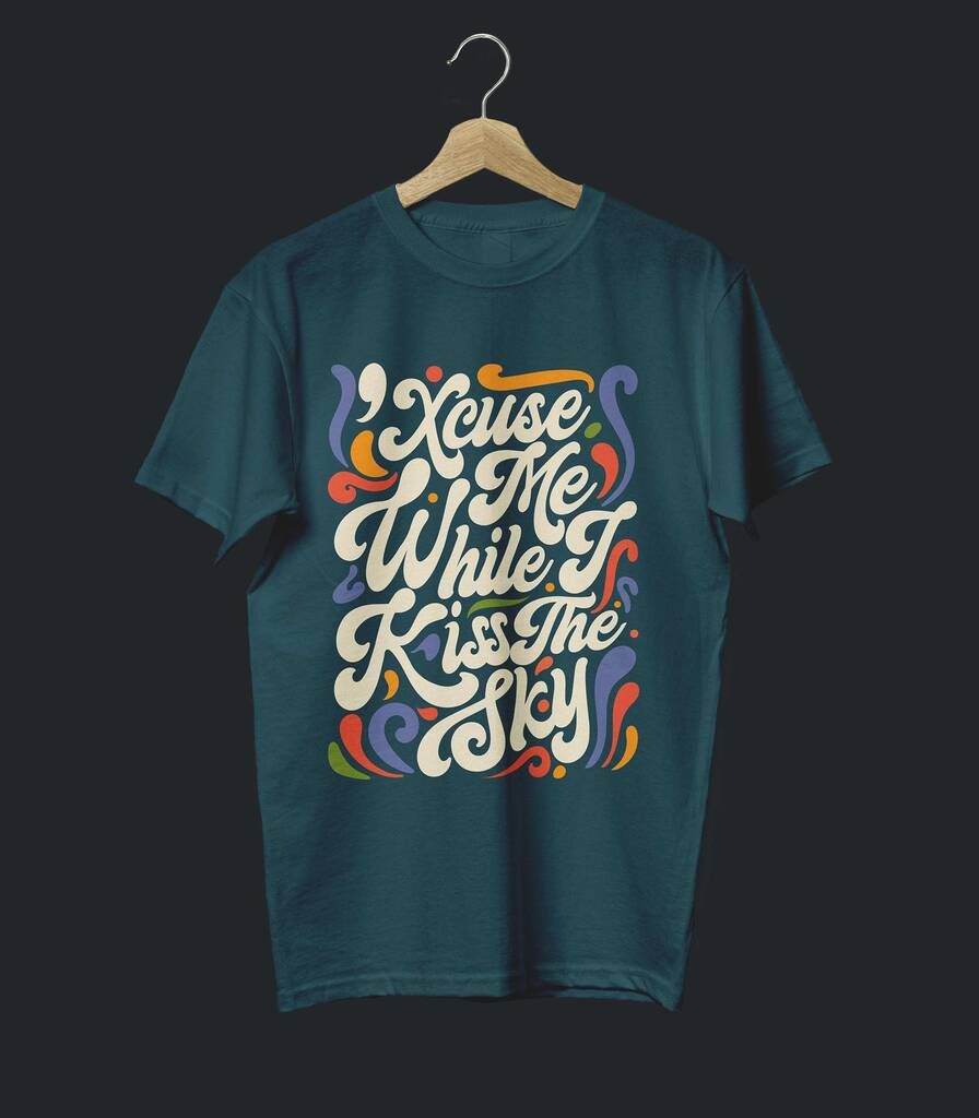 Purple Haze • Jimi Hendrix • Typography Collector's Tee