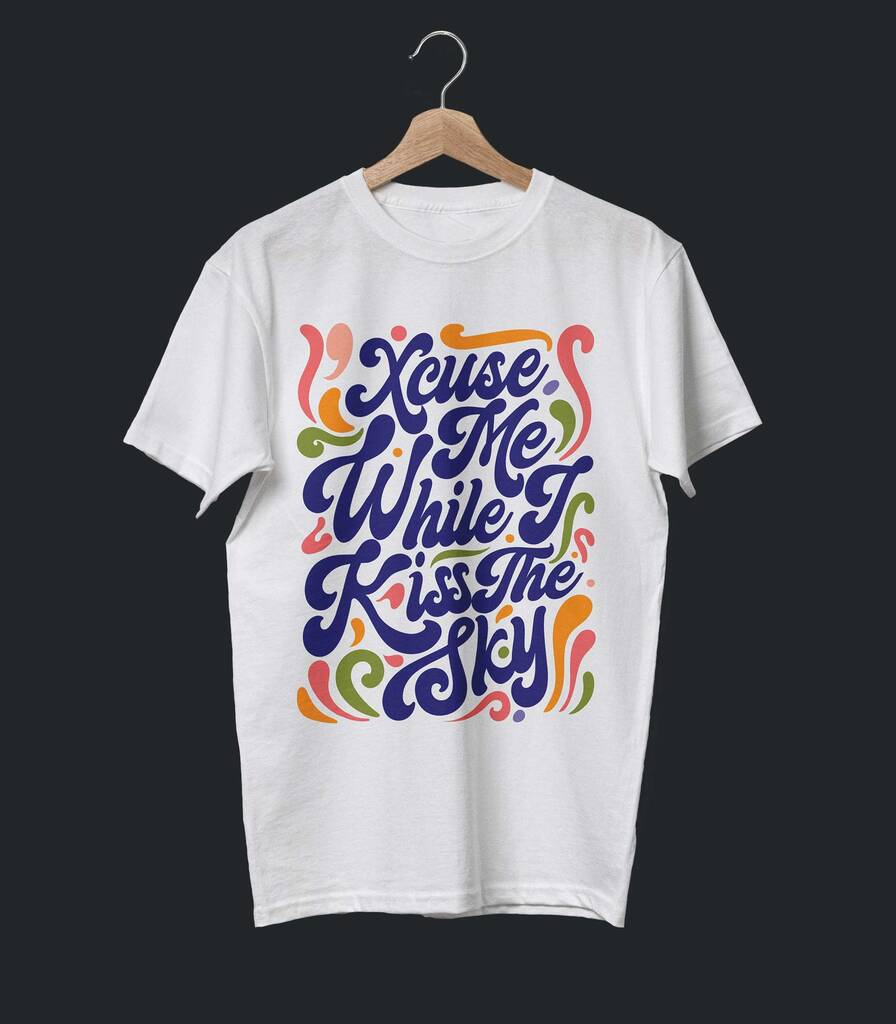 Purple Haze • Jimi Hendrix • Typography Collector's Tee