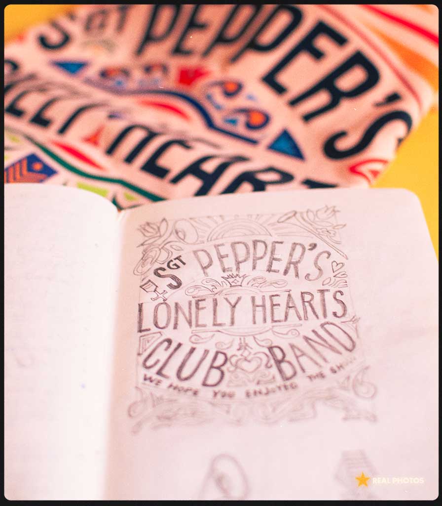 Sgt. Pepper’s Collector’s Typography Tee