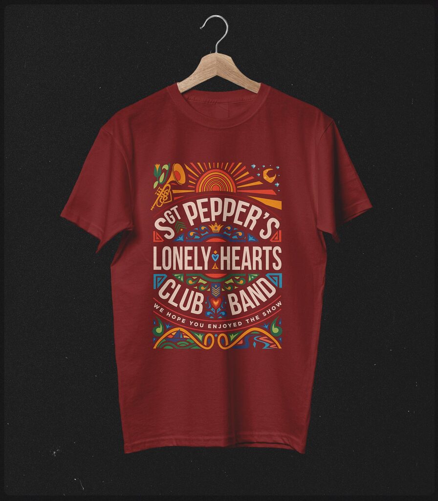 Sgt. Pepper’s Collector’s Typography Tee