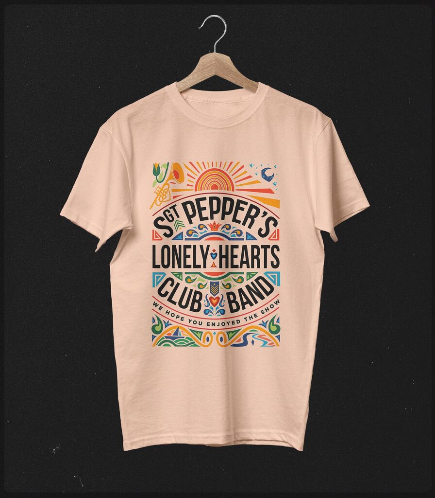 Sgt. Pepper’s Collector’s Typography Tee