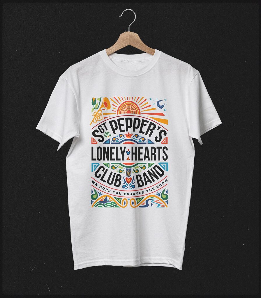Sgt. Pepper’s Collector’s Typography Tee